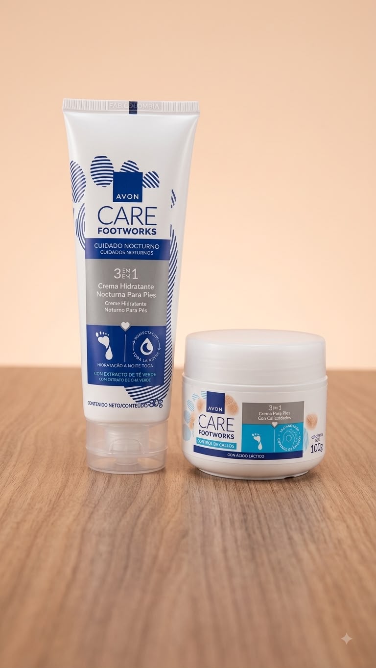 Kit avon care footworks 